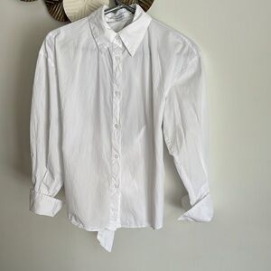 Ava Taylor Classic White womenShirt size xs